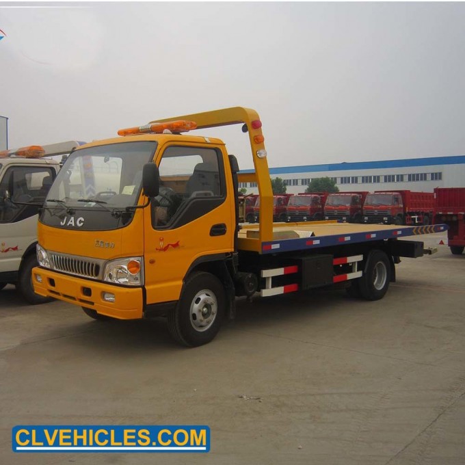 JAC Light Duty 4ton Car Carrier Rollback Wrecker Tow Truck Image1