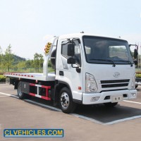Towing Equipment Flat Bed Wreck Tow Truck for Sale