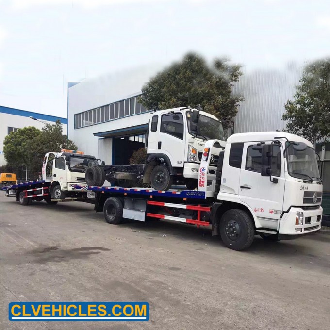 Medium Car Carrier Long Bed Road Recovery Wrecker Tow Truck Image1