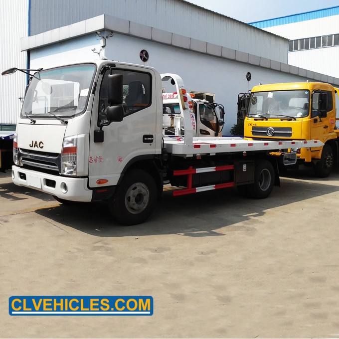 JAC Tow Truck Bed Roll Back Tow Truck for Sale in Dubai Image1