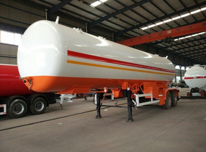 2 Axles 40cbm Lpg Tanker Semi Trailer for Africa Market Image1