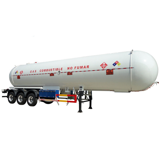3 Axles 13,250Gallons LPG Propane Delivery Road Truck Image1