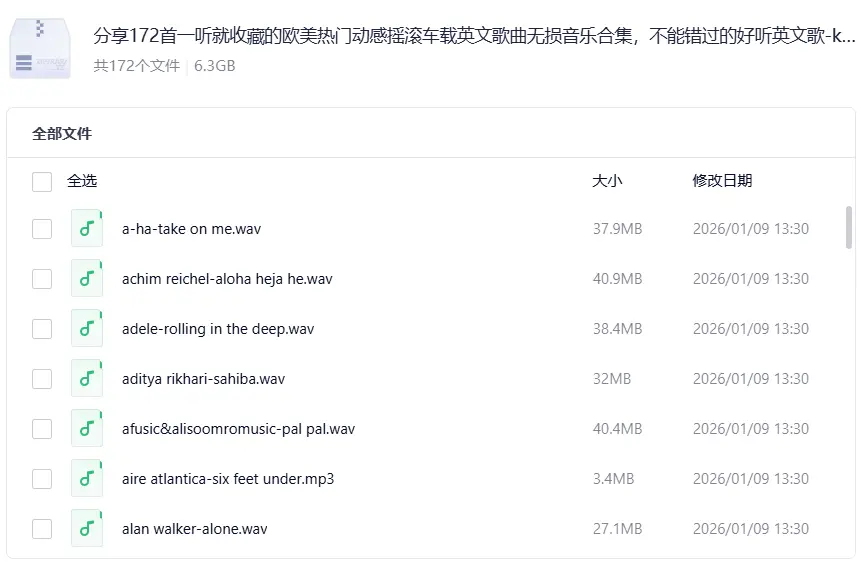 分享172首一听就想收藏的欧美热门动感摇滚车载英文歌曲