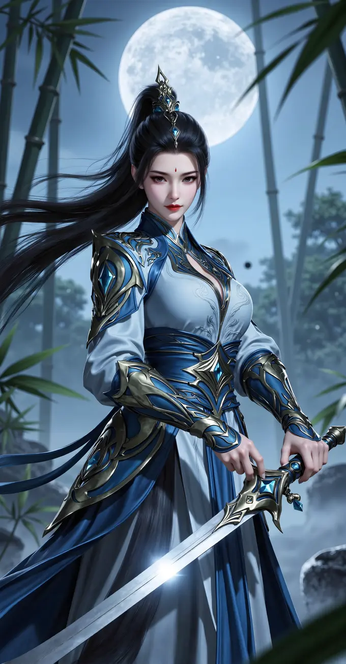 32张有琴玄雅10K超高清AI绘画图包