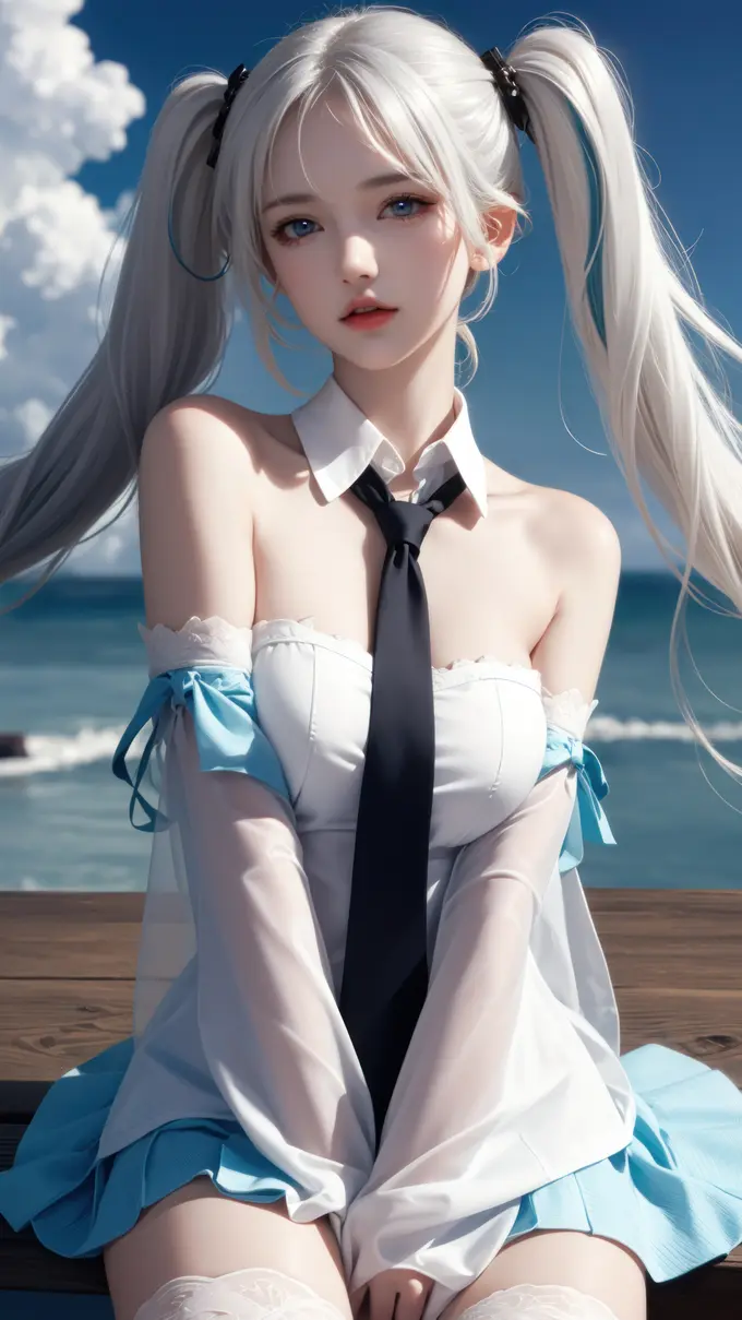 13张AI双马尾美少女图片4K超高清 图包【122M】