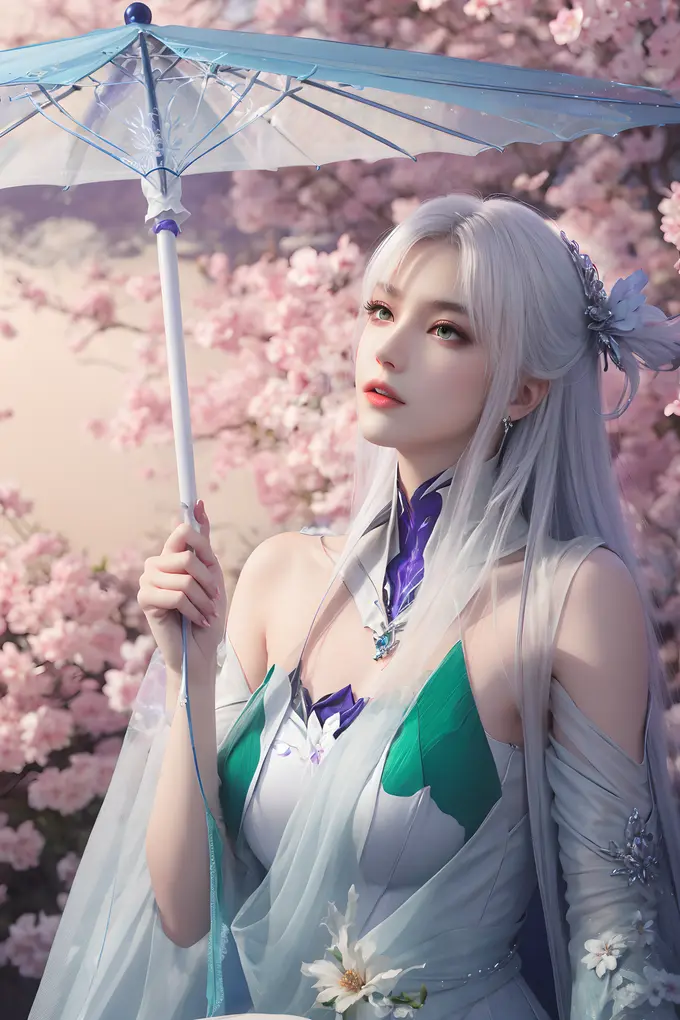 19张斗破苍穹小医仙6K高清壁纸AI图包(468M)