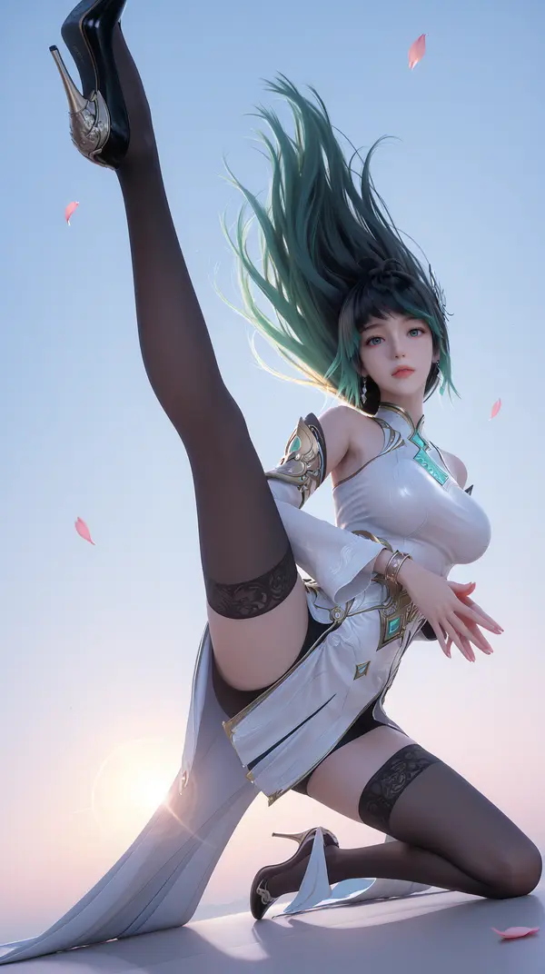 32P《氪金玩家》林紫玥跳舞美图5K壁纸 图包560MB