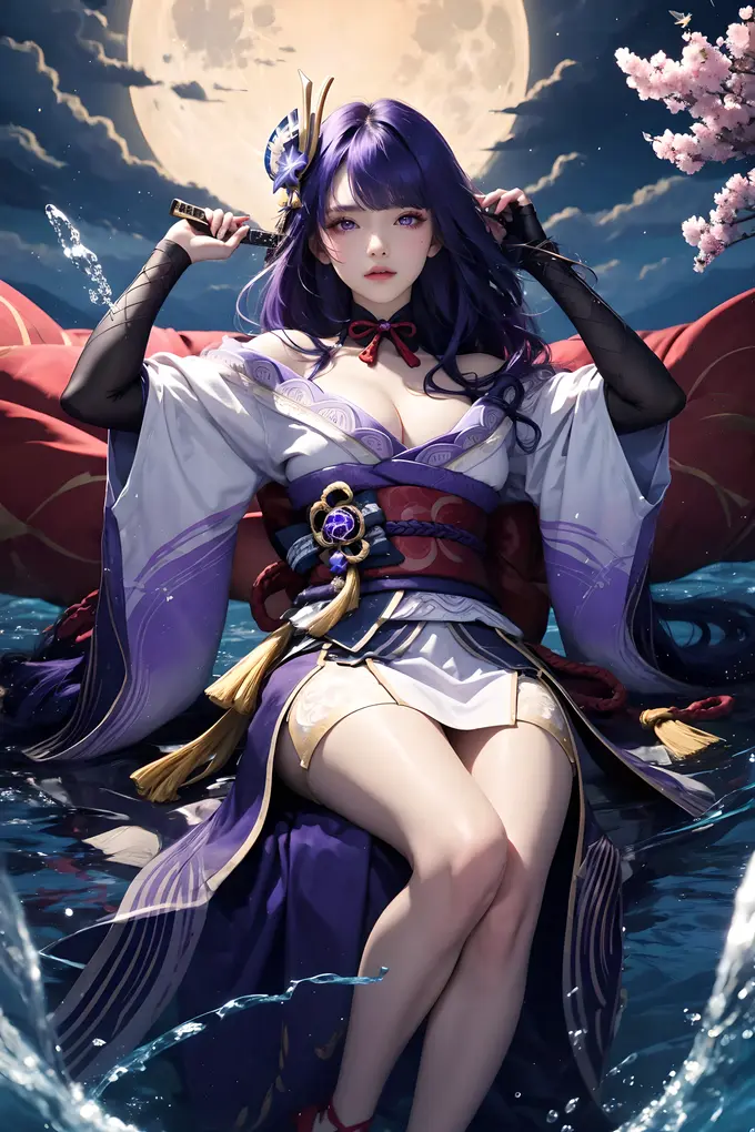 19张《原神》雷电将军6K高清壁纸美图(464MB)